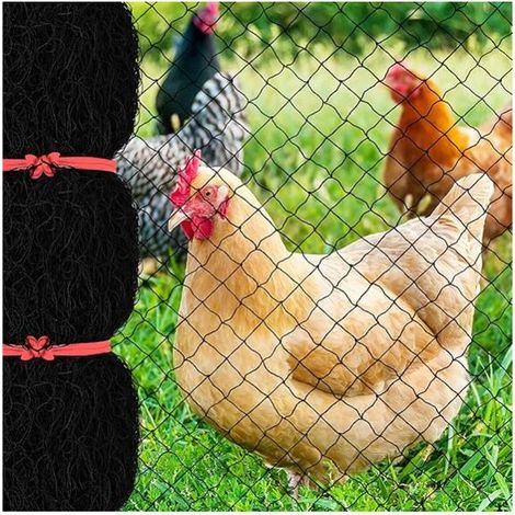 25x50ft Anti Bird Netting with 1 Inch Square Mesh, Reusable Garden Netting for Chicken Coop, Nylon Poultry Netting for Deer Fence to Protect Vegetable Fruit Trees from Squirrels.