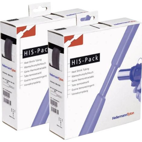 Hellermann Tyton 300-30320 guaina termorestringente nera 10m