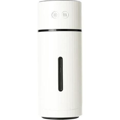 1 humidificateur sans fil USB, 260 ml capacité, diffuseur aromathérapie rechargeable 1000 mAh – blanc, idéal bureau et chambre (1/4)
