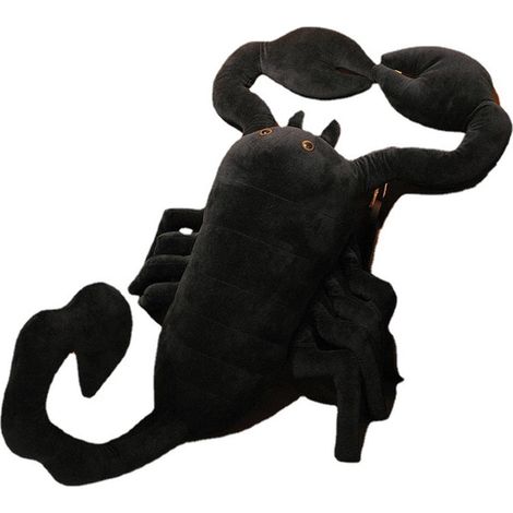 Simulation Scorpion Noir Peluche Animaux Jouet en Peluche Réaliste Cadeau Anniversaire Noël (1/5)