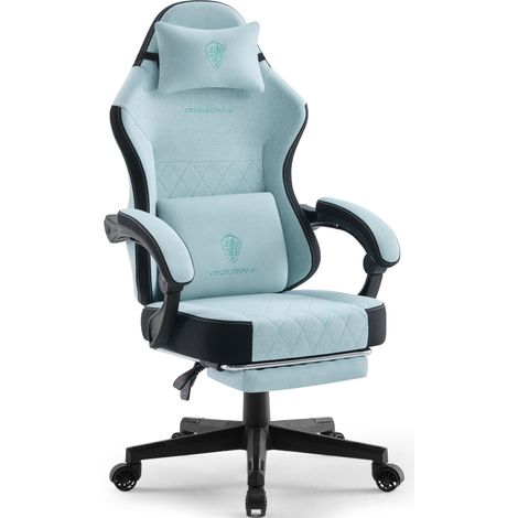 Fauteuil ergonomique XXL sans ailes, massage lombaire, repose-pieds, inclinable 90-135°, charge 135 kg (1/5)