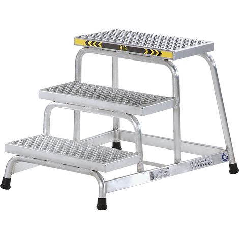 eurokraft pro, Marchepied de montage, antidérapant R13,