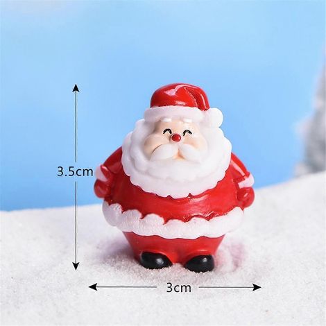 Décorations de Noël, micro-scène de Noël, poupée de Noël, mini-personnage de table, bonsaï en résine, dessin animé (1/5)