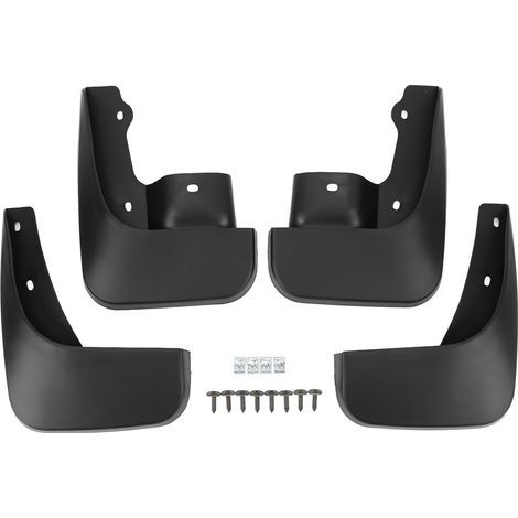 Lot de 4 garde-boue de roue de voiture, résistants aux chocs, kit de garde-boue de protection noir pour roues avant et arrière, pour Jimny de 1998 à 2018