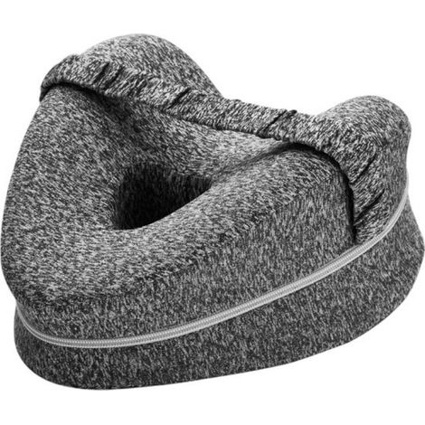 Oreiller pour genoux - Gris - Oreiller orthopédique pour genoux - Oreiller pour jambes - Oreiller pour dormir sur le côté (adultes) - Oreiller pour dormir sur le côté - Problèmes de hanche (1/5)