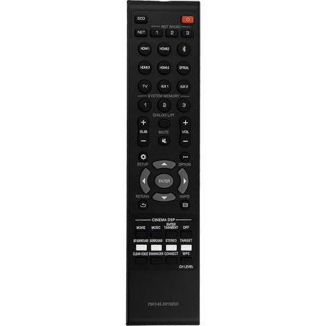 Ersatzfernbedienung FSR145 ZR15250 für Yamaha MusicCast Soundbar (kompatibel mit den Modellen FSR145, ZR15250, YSP-5600 und YSP-5600BL). (1/5)