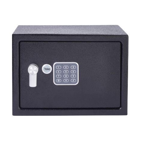 Coffre-fort électronique à alarme Yale - Medium 16.3L - sirène 130 dB - 25x35x25cm YEC/250/DB2