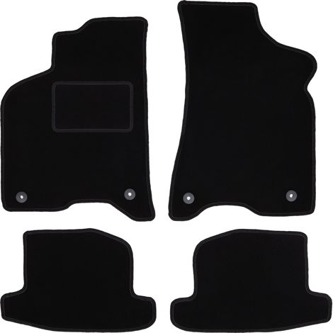 Tapis en velours noir pour : Seat Arosa à hayon (1997-2005) (1/5)