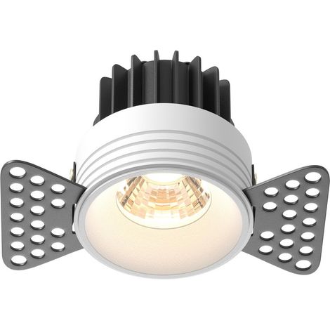 Faretto incasso tondo bianco LED 7W 3000K Maytoni ROUND (1/2)