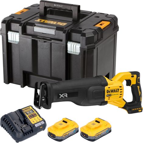 DeWALT - 18V Akku-Säbelsäge, 2 x 5,0 Ah Akkus DCS386H2T (1/5)