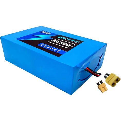 Pack de batterie lithium, capacité 100AH, design léger, XT30 XT60 (1/2)