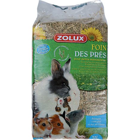 Zolux  Fieno per conigli e roditori 1kg - Fieno 1kg (30L)