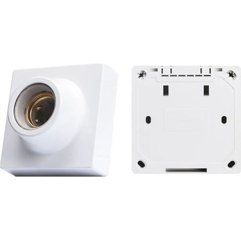 E27-Schraubfassung, keramikbeschichtete Fassung, Netzstecker für Glühbirne, Wandmontageadapter, Klemmfassung (1/5)