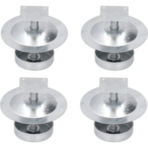 Set mit 4 Bienenstockfüßen aus Edelstahl für Imker (1/4)