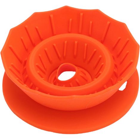 Wiederverwendbarer, faltbarer, konischer Kaffeefilter aus Edelstahl für Zuhause, Büro, Outdoor-Aktivitäten, Wandern, Camping und Survival, orange