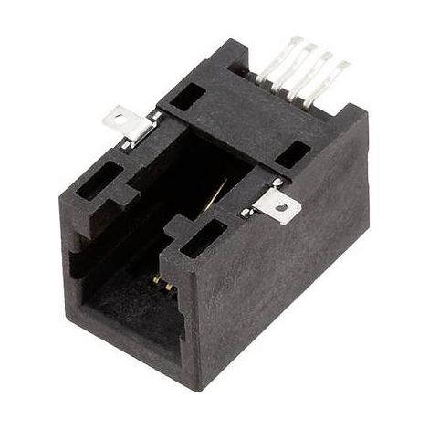 encitech RJJU-44-141-E3H-007 3253-0005-02 embase femelle horizontale Nombre de pôles 4P4C 1 pc(s) (1/2)