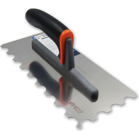 Platoir cranté demi lune avec lame en inox - 280 x 130 mm - EDMA