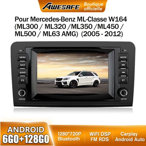 AWESAFE 4G Autoradio Android 13 pour Mercedes Benz ML-Classe W164/GL-Classe X164 (2005-2012) 6Go+128Go 8'' Écran Carplay (1/5)