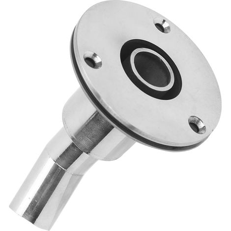 Raccord de tuyau d'échappement 0,9in, tube courbé isolé thermiquement, accessoire en acier pour chauffage stationnaire diesel, embout fileté, quincaillerie de fixation (1/5)