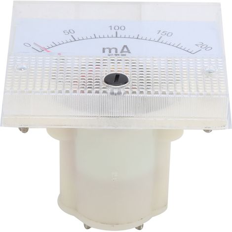 85C1 DC 0-200MA Zeiger-Gleichstromamperemeter-Kopf Amperemeter-Anzeige Strommessgeräte (1/5)