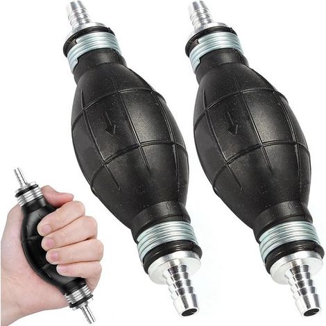 Deux pompes manuelles de 10 mm. Compatibles essence/diesel, elles permettent de distribuer du carburant, de l'eau et d'autres liquides. Elles conviennent à une utilisation dans l'industrie automobile