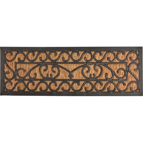 Esschert Design Stufenfußmatte Gummi & Kokos 75 x 25 cm