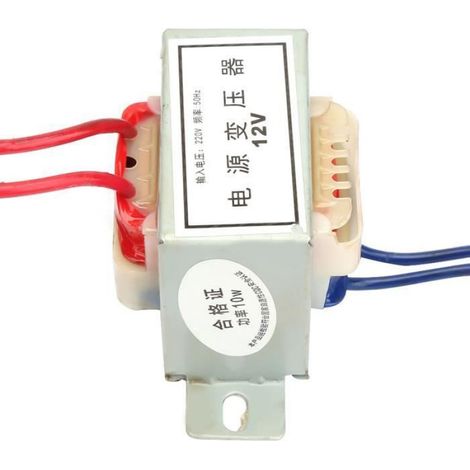 Transformateur De Puissance - 10 W - Entrée 220 V Ac - Sortie 12 V 24 V Ac - Usage Intérieur - 1 Pièce (1/4)
