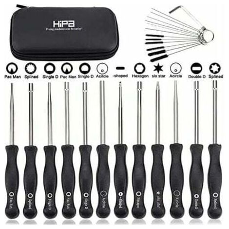 Ensemble de 12 outils de r��glage de carburateur et tournevis de r��glage pour moteur �� 2 temps, pour d��broussailleuses, tron��onneuses Poulan, Husqvarna, STHIL, Echo.,TRIMEC