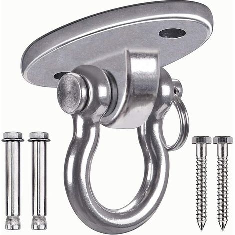 Support pivotant, conception à double sourdine, grande capacité argentée (1/5)