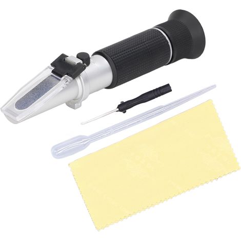 Réfractomètre Brix HT113 double échelle 0-32% densité 1.000-1.130 poche ABS avec compensation température pour sucre boisson brassage 1 kit (1/5)