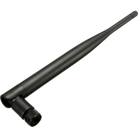 Antenna amplificatrice WiFi omnidirezionale RP-SMA WLAN da 2,4 GHz e 5 dBi per modem router (1/4)