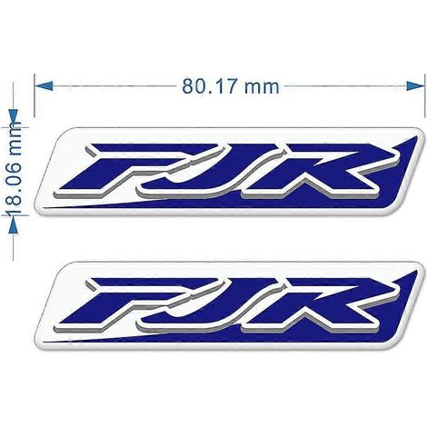 Autocollants pour pare-brise, coffre, valises en aluminium, protection de réservoir, emblème et logo pour Yamaha FJR1300 (modèle 2019 - FJR3). (1/5)