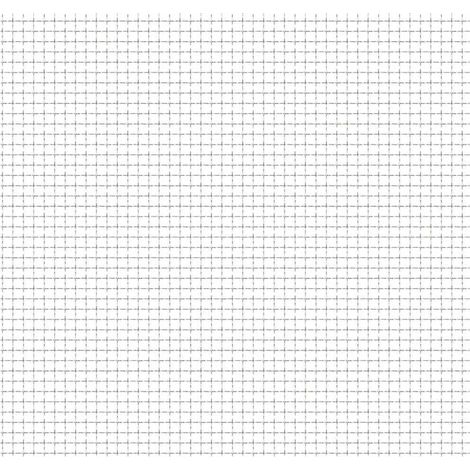 Recinzione in Rete Modulare in Acciaio Inox 50x50cm 21x21x2,5mm vidaXL