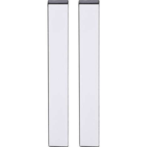 Lot de 2 pierres à aiguiser à angle fixe de grain 4000 avec base, en pierre blanche, pour l'affûtage de couteaux. (1/5)
