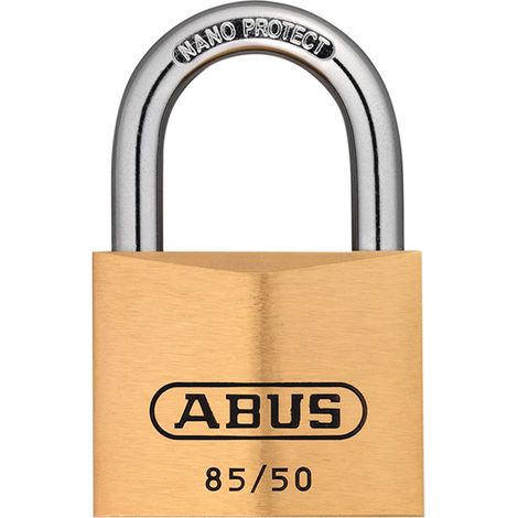ABUS 35435 85/50mm Brass Padlock Carded ABU8550C