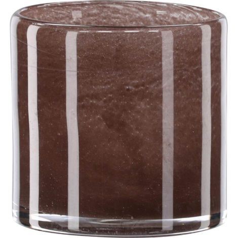 Photophore Déco "Gloria" 12cm Marron (1/5)