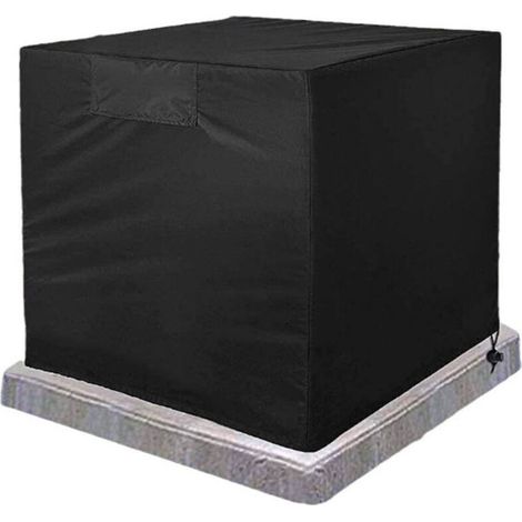 Housse de protection pour unité extérieure de climatiseur, housse de protection contre la poussière et la pluie pour climatiseur extérieur, housse de protection en tissu Oxford 420D (616176cm) (1/4)