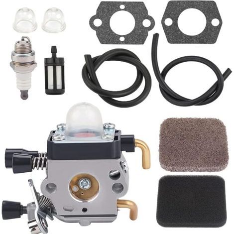 Compatible avec le carburateur FS85 FS80 pour Stihl FS75 FS80R FS85 FS85R FS85T FS85RX Débroussailleuse Weedeater C1Q-S97 Carb (1/4)
