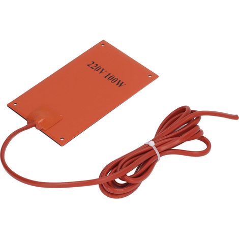 Tapis chauffant en caoutchouc silicone résistance 90x150mm 220V pour armoire électrique (1/5)