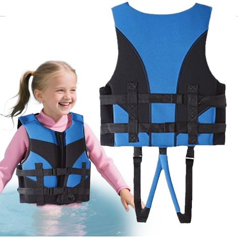 ¿Chaleco de baño para deportes acuáticos, chaleco de baño para niños Para niños, playa, barco, pesca, lago, parque acuático.