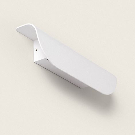 Applique da Parete per Esterni LED 12W Alluminio Agerato Bianco