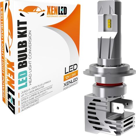 Ampoule H7 LED Terminator3 All-in-One 3200Lms réels CANBUS - XENLED - SANS ERREUR (1/5)