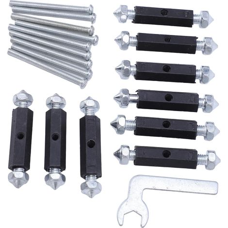Outil de montage pour interrupteur prise et jonction - Support électrique isolant - Tige mur fixe (1/5)