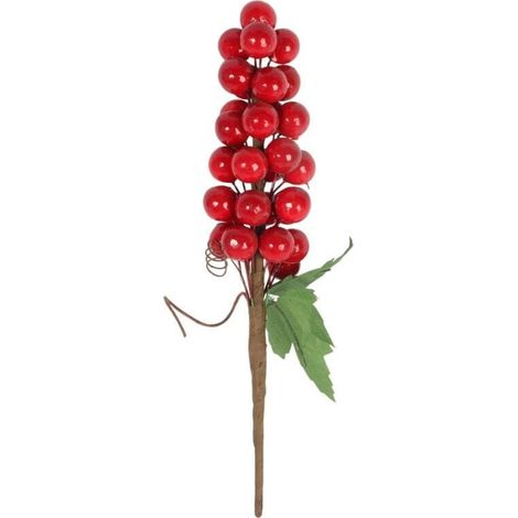 Branche de sorbier rouge de 24 cm (1/3)
