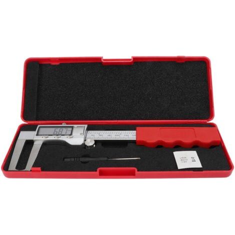 FOREHILL Micromètre pour rotor de frein à disque Unité de fractions métriques en pouces Écran LCD 0-150 mm Outil de mesure universel de haute précision (1/2)
