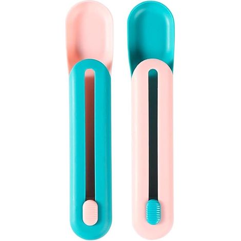 2 unidades de cucharas para premios de gato，cucharas para lamer tiras de comida húmeda para gatos (1/5)