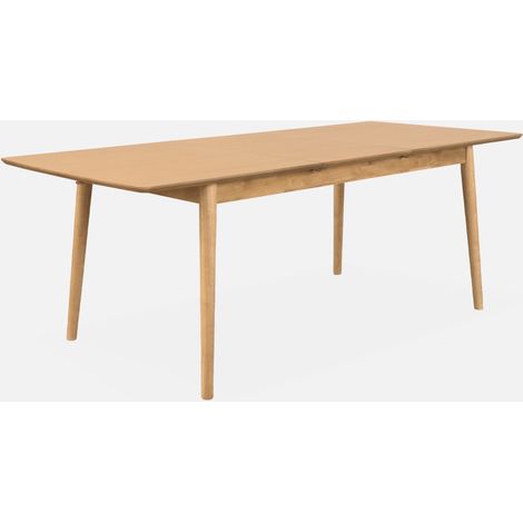 Mesa de comedor rectangular extensible de 6-8 plazas (1/5)