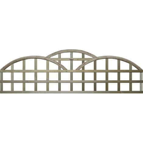 6ft x 1ft Triple Dome Standard Trellis Panel