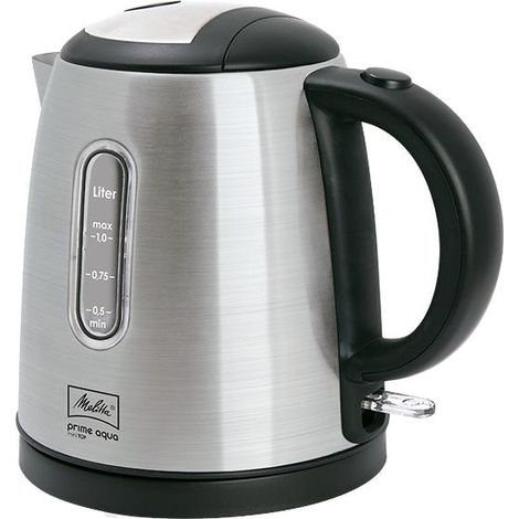 Melitta Prime Aqua Mini Top hervidor eléctrico acero inox 1L