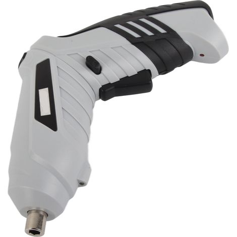 Mini tournevis électrique pliable avec batterie lithium USB (batterie intégrée incluse) (embouts inclus) Blanc (1/5)
